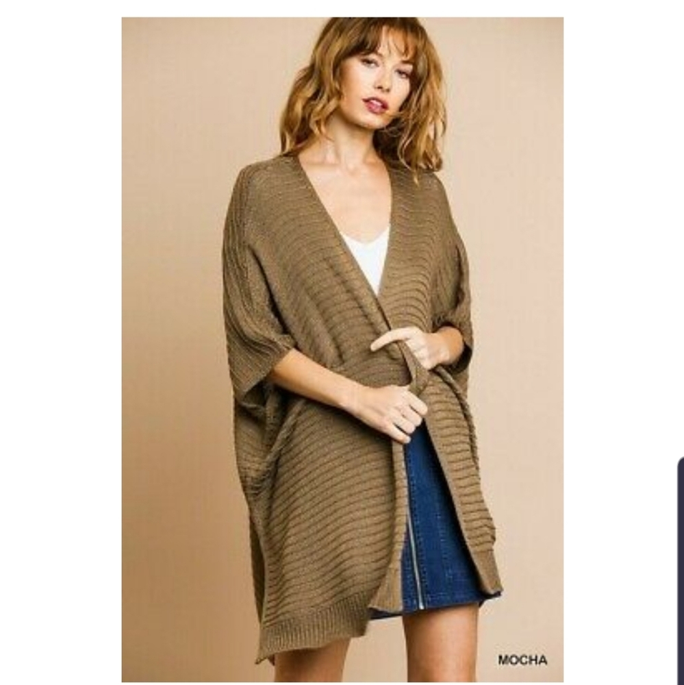 Umgee open front cardigan